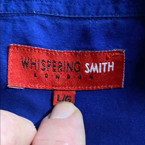 WHISPERING SMITH Men’s shirt size Large - Picture 4 of 4